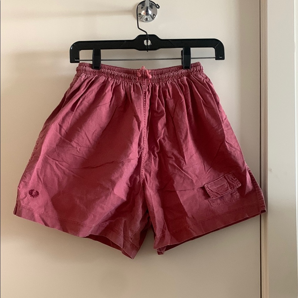 Fred Perry - Men's Red Casual Shorts with lining